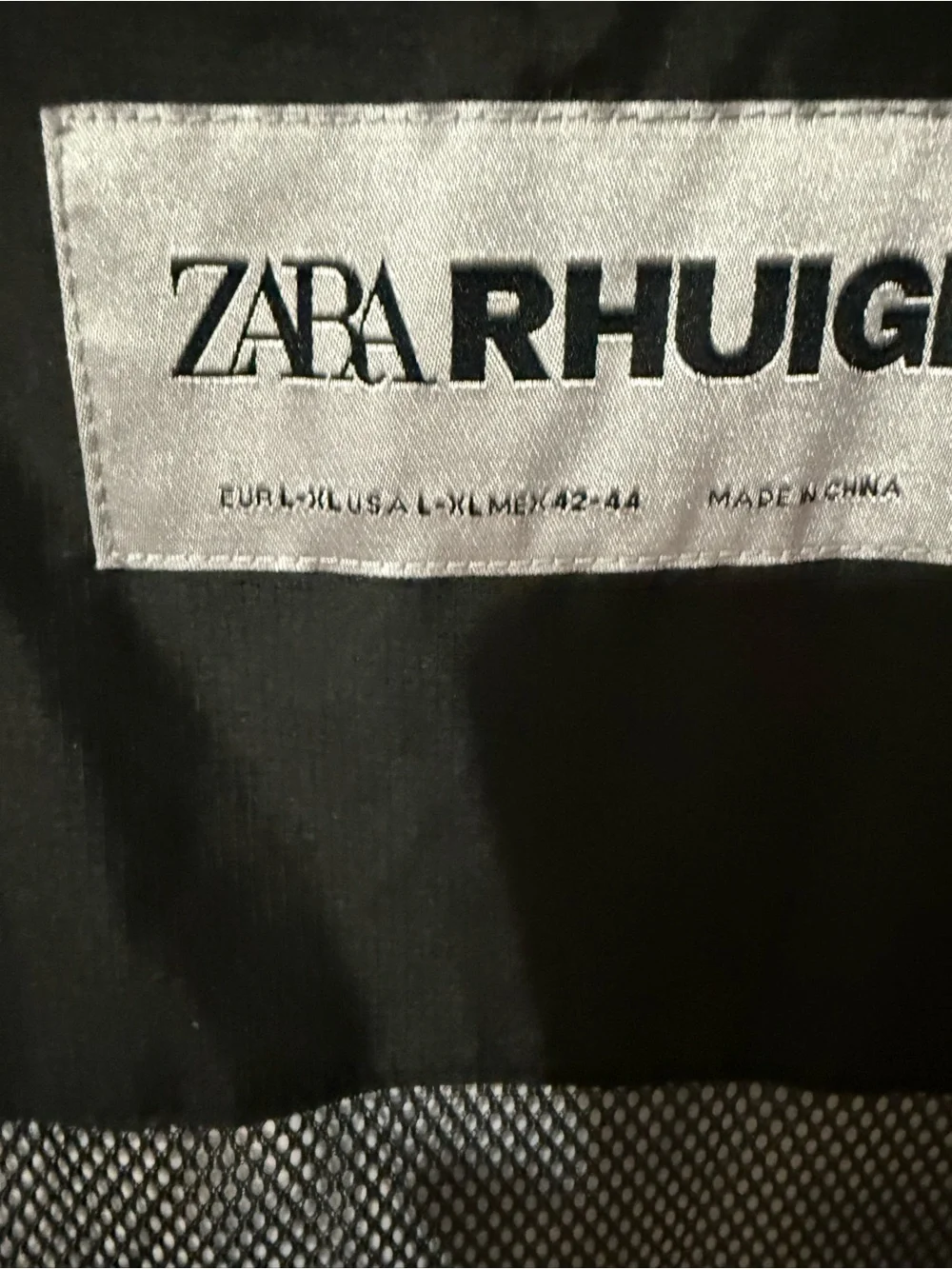 ZARA x Rhuigi Limited Edition Colorblock Windbreaker Jacket L XL Leopard